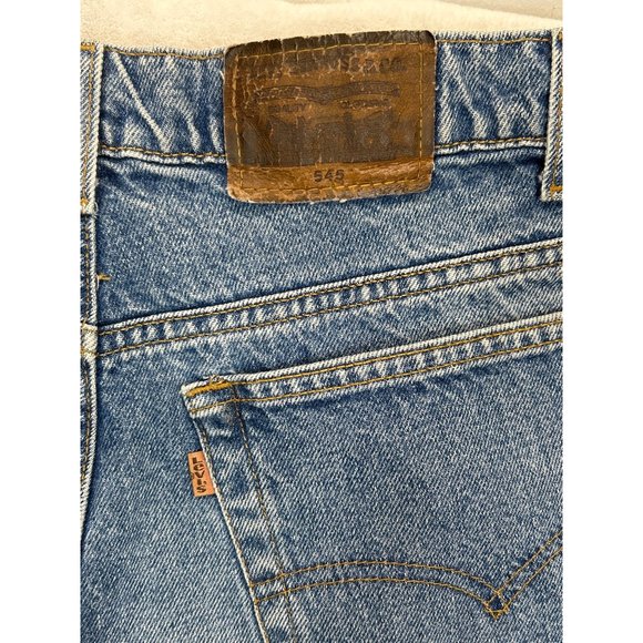 Levis 545 Jeans Mens 38x38 Blue Denim Loose Fit Straight Leg Vintage - Picture 5 of 7